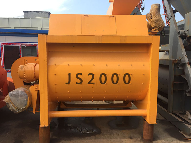 JS2000強制式混凝土攪拌機